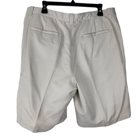 PGA Tour Men's Light Beige Golf Shorts Size 36 Zip Fly Pockets - Picture 6 of 8